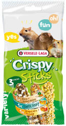 Versele-Laga Crispy Sticks | Kiegészítő eledel rágcsálóknak | Rizs-gyümölcs-popcorn - 160 g