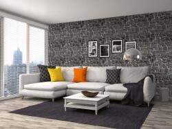 DIMEX ART Tapet vlies de lux placare cu piatră gri - dimex-tapet - 40,77 RON