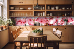 DIMEX ART Fototapet pentru bucătărie - flori de măr 420 x 60 cm