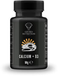 Gecko Nutrition Calcium + D3 | Vitaminnal dúsított kalcium készítmény hüllők részére - 50 g