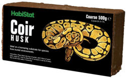 Habistat | Coir Block | Durva szemű kókuszrost aljzat terráriumi hüllők és kétéltűek számára - 500 g