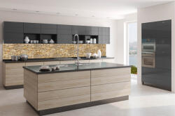 DIMEX ART Fototapet pentru bucătărie - perete rustic bej 350 x 60 cm