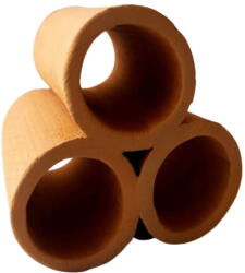  Piramis kerámia dekoráció - 10x9 cm