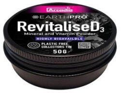 Arcadia | EarthPro RevitaliseD3 | D3-vitaminnal és ásványi anyagokkal dúsított por hüllők számára - 50 g