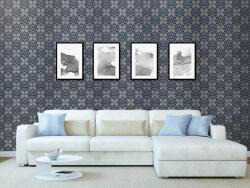DIMEX ART Tapet vlies de lux ornamente gri