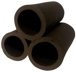  Piramis dekoráció, fekete színben - 10x9 cm