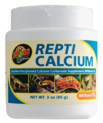 Zoo Med Repti Calcium without D3 | Repti calcium - D3 vitamin nélkül 85 g