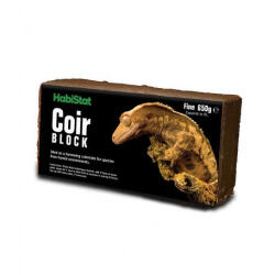 Habistat | Coir Block | Tömörített kókuszrost talaj terráriumi hüllők és kétéltűek számára - 650 g