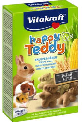 Vitakraft Happy Teddy | Kiegészítő eledel rágcsálóknak | Gabona-zöldség - 75 g