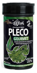 Haquoss | Pleco Gourmet | Teljes értékű algapellet, mindenevő fenéken élő haltáp - 250 ml