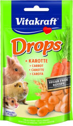 Vitakraft Drops | Jutalomfalat rágcsálóknak | Sárgarépás - 75 g
