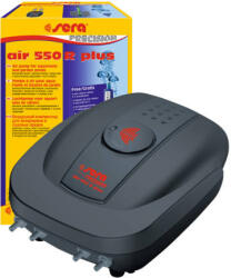 Sera Air 550 R Plus | Extra teljesítményű, szabályozható négykimenetes levegőpumpa - 12 W