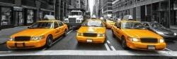 DIMEX ART Fototapet pentru bucătărie - taxi galben 180 x 60 cm