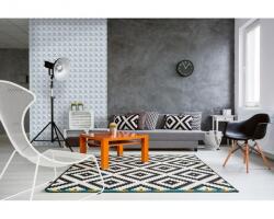 DIMEX ART Tapet vlies de lux cuburi gri formând o stea