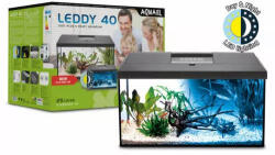 AQUAEL Leddy Day & Night 40 black | Akvárium szett (fekete) - 41x25x25 cm