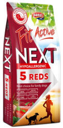 Panzi | FitActive Next | Hypoallergenic | Five Reds | Felnőtt kutyáknak | Száraztáp | Vaddisznó, bivaly, lazac - 15 kg