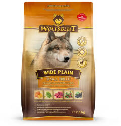 Wolfsblut Wide Plain Small Breed Lóhús Édesburgonyával száraz kutyatáp 7, 5 kg - zoonet