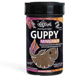 Haquoss | Guppy Mini Gran | Teljes értékű mini granulált Guppi táp - 250 ml - zoonet - 2 990 Ft
