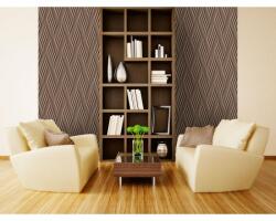 DIMEX ART Tapet vlies de lux valuri verticale maro