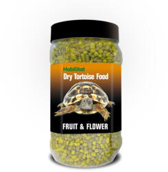 Habistat | Tortoise Food Fruit&Flower | Gyümölcsös és Virágos alapú teknőstáp szárazföldi teknősök számára - 400 g