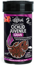 Haquoss | Cichlid Juvenile Gran | Teljes értékű granulátum sügerek számra - 250 ml