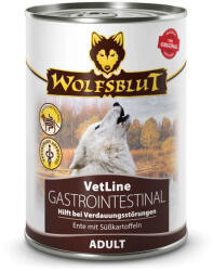 Wolfsblut VetLine Gastrointestinal Kacsa Édesburgonyával Konzerv nedves kutyatáp 395 g