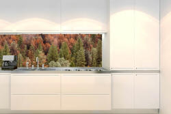 DIMEX ART Fototapet pentru bucătărie - dumbravă de pini colorată 180 x 60 cm