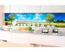 DIMEX ART Fototapet pentru bucătărie - copac într-o pajiște 350 x 60 cm
