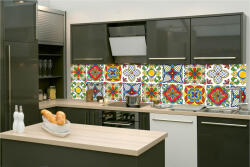 DIMEX ART Fototapet pentru bucătărie - plăci ceramice mexicane 260 x 60 cm