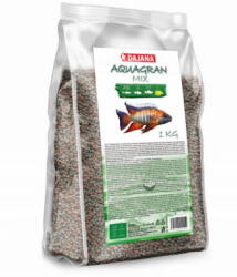 Dajana | Aquagran Mix | Granulált eledel akváriumi halaknak, L-es méret - 1 Kg