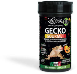 Haquoss | Gecko Gourmet Mango & Papaya | Mangó és papaya táp gekkók számára - 250 ml