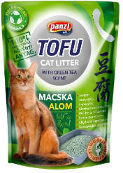 Panzi Tofu | Nyövényi alapú, zöld tea illatú macskaalom - 2, 5 Kg