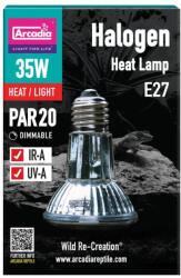 Arcadia | Halogen Basking Spot | Halogén melegítő izzó terráriumi hüllők számára (E27) - 35 W