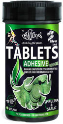 Haquoss | TABLETS ADHESIVE BASIC | Öntapadó tabletta, fenéken táplálkozó hal és rákféle táp - 100 ml / 54 g - zoonet - 2 390 Ft