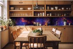 DIMEX ART Fototapet pentru bucătărie - galaxie colorată 420 x 60 cm