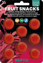 Repto | FRUIT SNACKS MANGO | Gyümölcsös kiegészítő eledel, eper ízű, madár, rovar és hüllők számára - 8x15 g