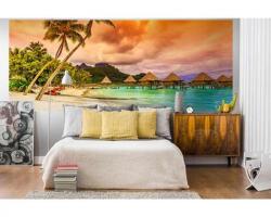 DIMEX ART Fototapet panoramic vlies cu polinezia 375 x 150 cm
