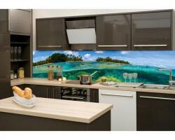 DIMEX ART Fototapet pentru bucătărie - recif de corali 260 x 60 cm