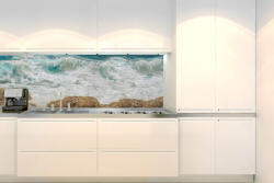 DIMEX ART Fototapet pentru bucătărie - mare turbulentă 180 x 60 cm