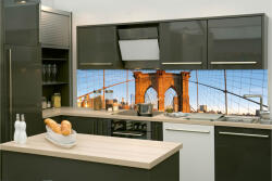 DIMEX ART Fototapet pentru bucătărie - podul brooklyn 260 x 60 cm