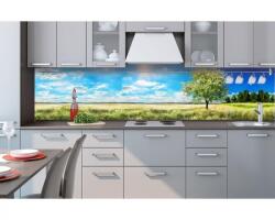 DIMEX ART Fototapet pentru bucătărie - copac în pajiște 260 x 60 cm