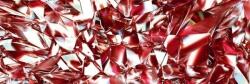 DIMEX ART Fototapet pentru bucătărie - cristal roșu 180 x 60 cm