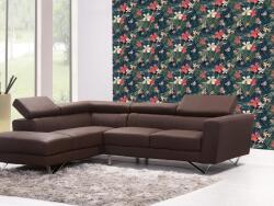 DIMEX ART Tapet vlies de lux hibiscus colorat cu frunze