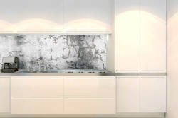 DIMEX ART Fototapet pentru bucătărie - perete gri care se exfoliază 180 x 60 cm