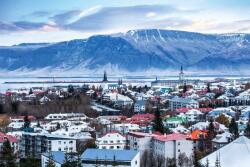 DIMEX ART Fototapetă vlies reykjavik, islanda 375 x 250 cm