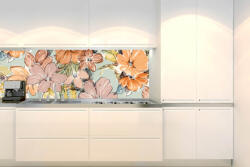 DIMEX ART Fototapet pentru bucătărie - model floral colorat 180 x 60 cm