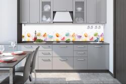 DIMEX ART Fototapet pentru bucătărie - macarons 260 x 60 cm