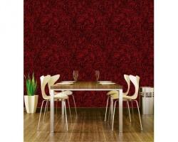 DIMEX ART Tapet vlies de lux abstract floral roșu