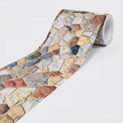 DIMEX ART Bordură autoadezivă din vlies mozaic de piatră 15 cm x 5 m