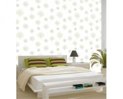 DIMEX ART Tapet vlies de lux flori minimaliste galben pal